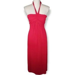 Susie Rose Red Halter Maxi Dress Sz. XXL